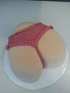 An ass cake dirty shaped design