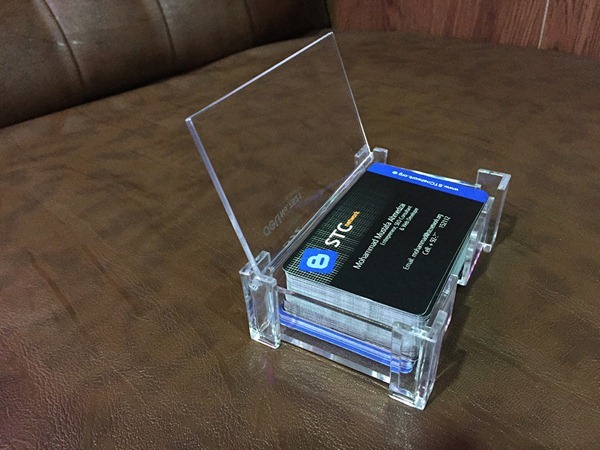 Business cards front view