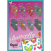 Opal Butterfly Sockenwolle 4-fädig zum Sticken 