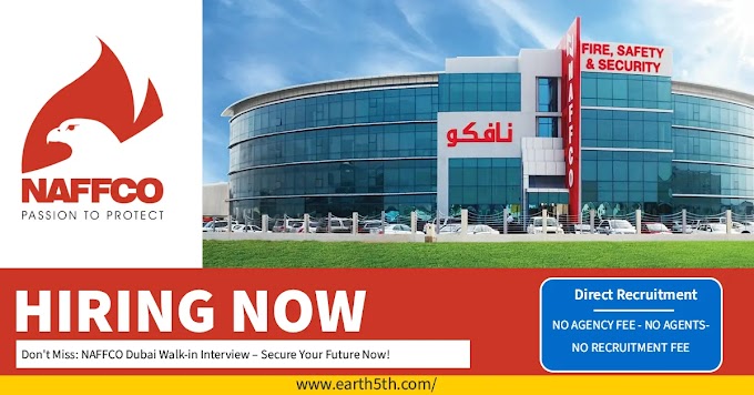 Naffco Dubai Walk in Interview 2024