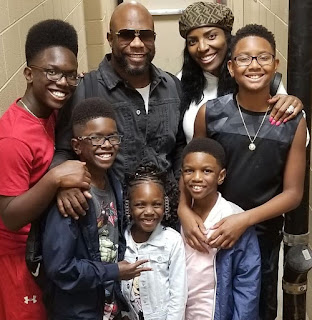 Traci Nash with her ex-husband and their kids