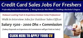 Requirement Sales Executive – Credit Cards Jobs Vacancy Mark AI Group Location Dubai