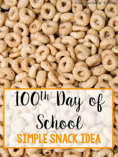 The 100th day of school is a fun day to celebrate!  Check out this 100th day of school snack mix that we make in kindergarten!  Lots of ideas to personalize your 100th day trail mix inside!