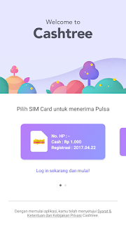 Cara daftar cashtree di android