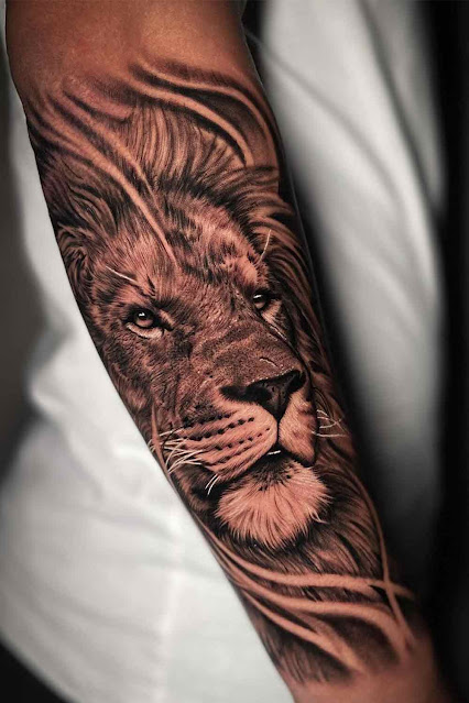 40 tatuagens de leão para os homens