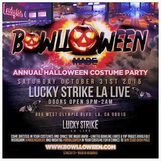 Bowlloween LA 2015 Lucky Strike Halloween