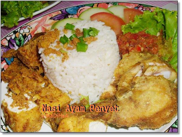 Dari Dapur MaDiHaA: Nasi Ayam Penyet