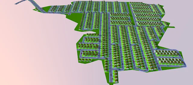 site plan perumahan dwg