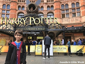 Harry Potter and the Cursed Child outside theatre