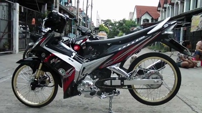 Gambar motor modif jupiter mx sederhana 135 king airbrush ala road race