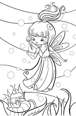 Fairy Coloring Pages on To Color Old Fashioned Fairy Pictures  Others Prefer Modern Fairies