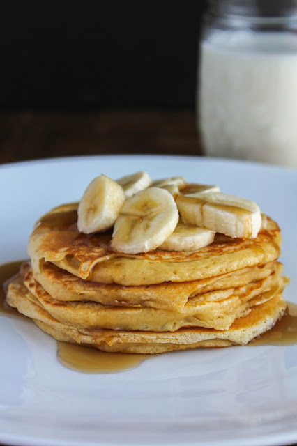 Peanut Butter Protein Pancakes | The Chef Next Door