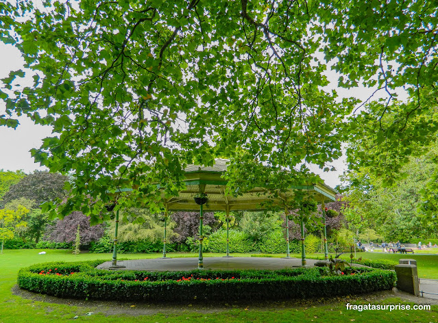 St. Stephen's Green, parque público no Centro de Dublin