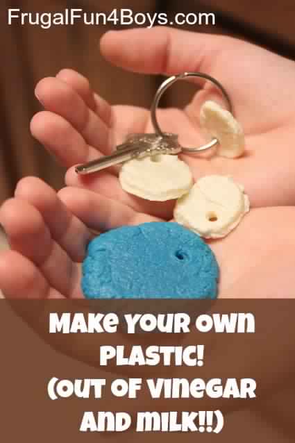 Make Your Own Plastic Out of Vinegar and Milk