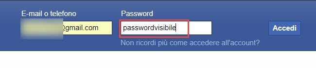 password-visibile