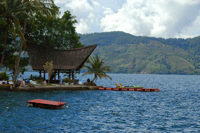 Toba Lake Panorama Beauty in North Sumatra