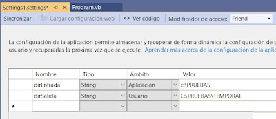 Archivo de configuración