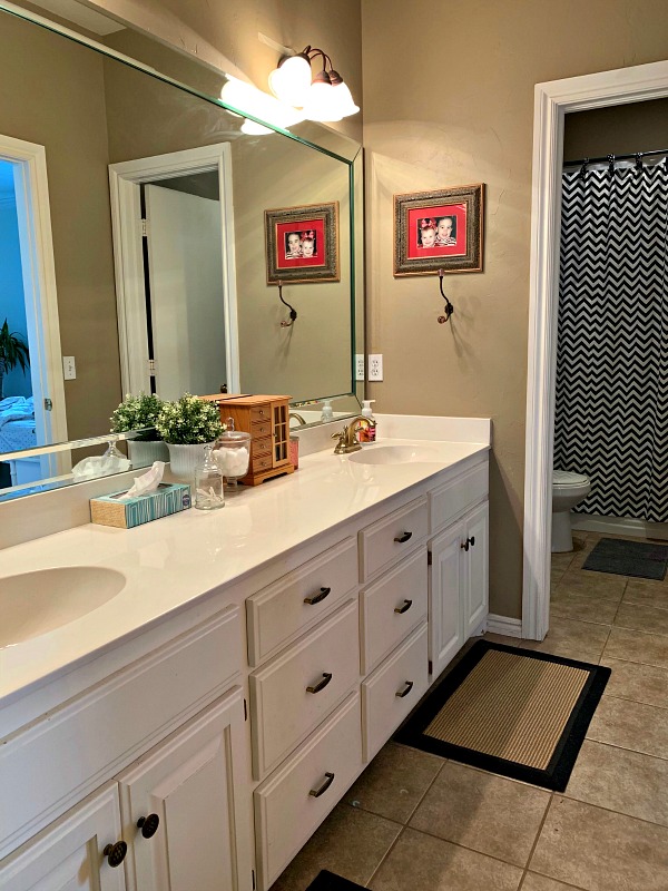 Kids Jack And Jill Bathroom Makeover Before Photos And Design Plan Dimples And Tangles