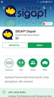 Depok Netizen Aplikasi Sigap! Depok