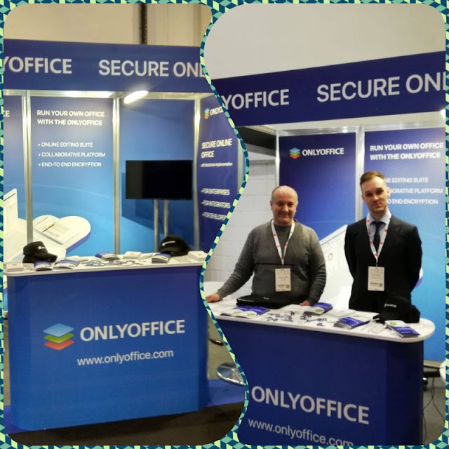 ONLYOFFICE booth at Cloud Expo Europe