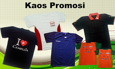 kaos untuk keperluan kaos partai, promosi, event, komunitas, dan souvenir 