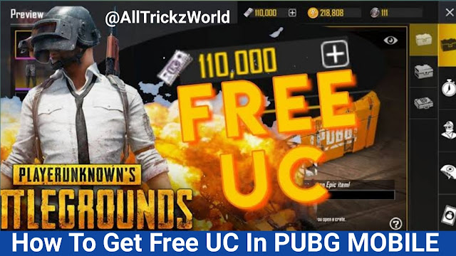 How to Get Free UC in PUBG MOBILE