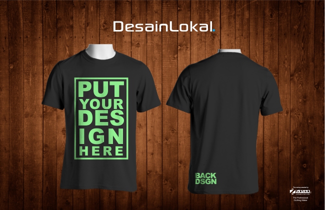 Download Inspirasi 21+ Mock Up Kaos Polos Depan Belakang Cdr