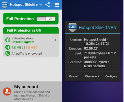 imagem do hostpot shield