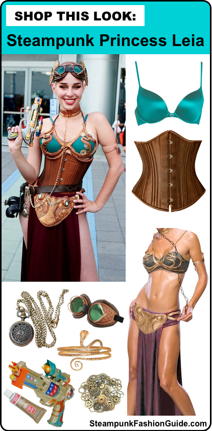 How to dress like a steampunk princess leia - steampunk star wars costumes for women