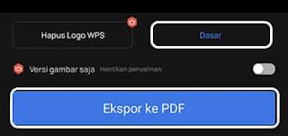 mengubah word menjadi pdf di wps office gratis