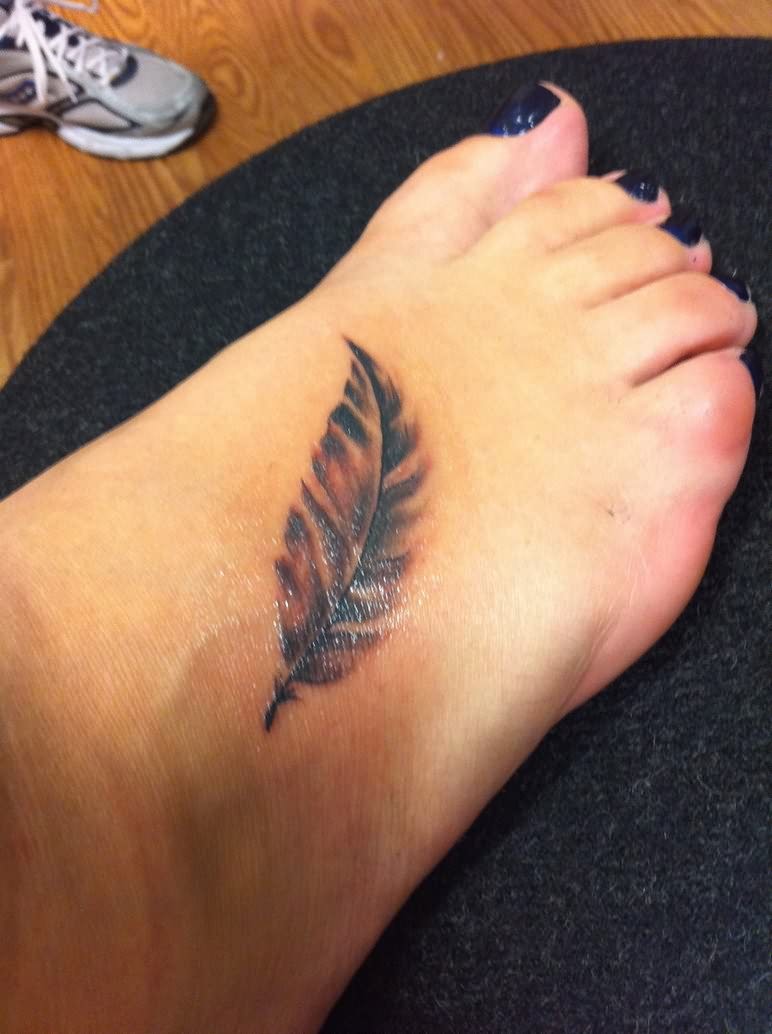 Feather Foot Tattoo Tumblr