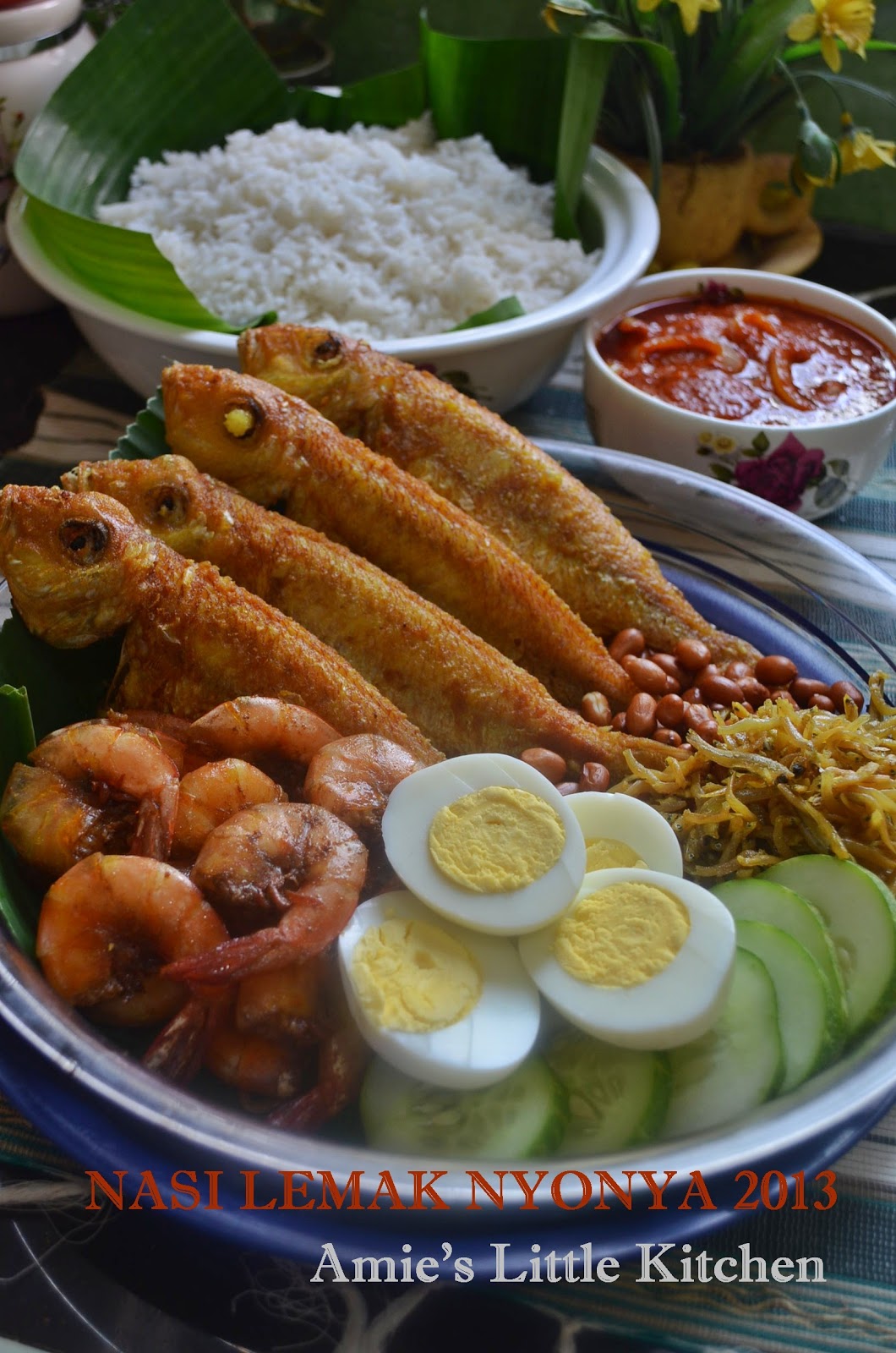 AMIE'S LITTLE KITCHEN: Nasi Lemak Nyonya 2013