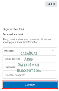 cara daftar paypal tanpa kartu kredit 2017
