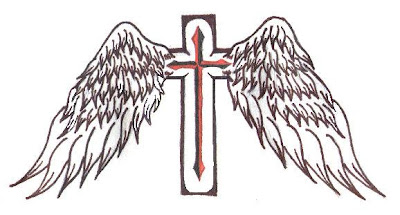 Cross Wing Tattoo on Cross Tattoos With Wings For Men   Art Images