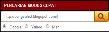Membuat Kotak Pencarian Cepat Google di Blog
