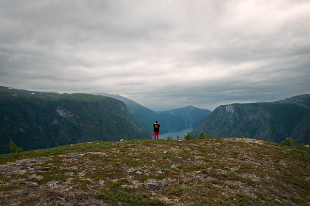 Vue de l'Aurlandsfjord