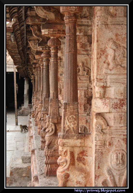 Ornate Pillars, Virupaksha Temple