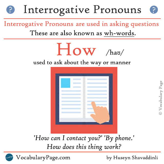 Interrogative pronouns