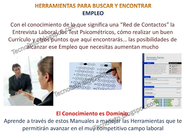 "Herramientas para  encontrar empleo"