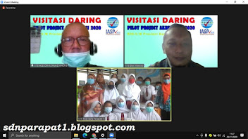 Visitasi Daring Pilot Project Akreditasi 2020 di SDN Parapat 1