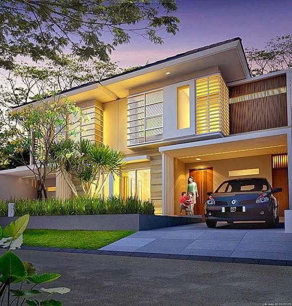 Gambar Desain Rumah Minimalis Modern Terbaru  Desain 