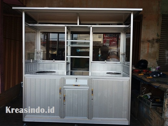 Mau Buat Gerobak  Bakso  Bahan Aluminium  Ini Dia 4 Model 