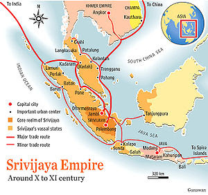 peta pengaruh sriwijaya