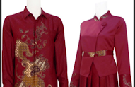 20+ Baju Batik Kombinasi Polos Anak, Yang Modis!
