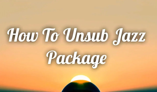 How to unsub jazz packages