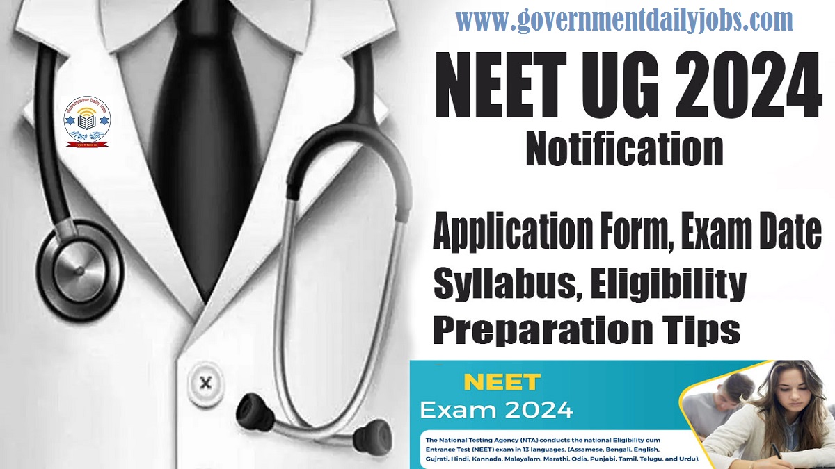 NEET 2024 REGISTRATION STARTS, APPLICATION FORM, ELIGIBILITY, STEPS, EXAM DATE