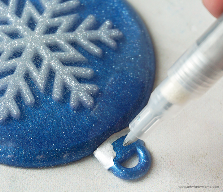 Resin Snowflake Ornament