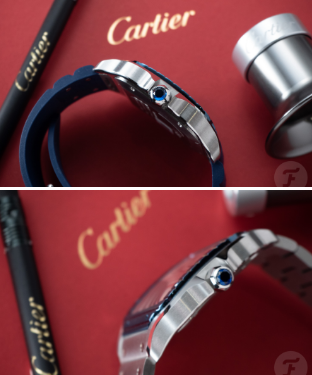 Watches and Wonders 2022: New Cartier Santos de Cartier Blue Dial Watch Replica