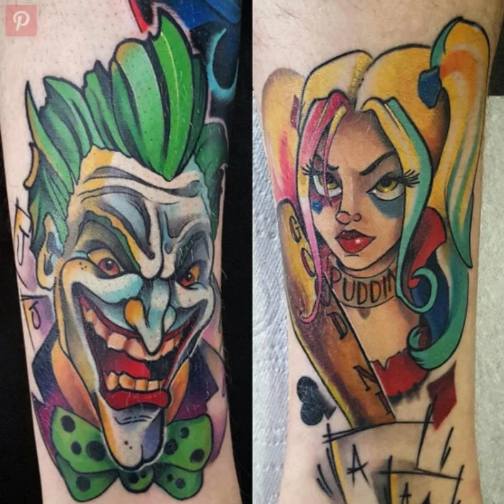 vemos tatuajes de harley quinn