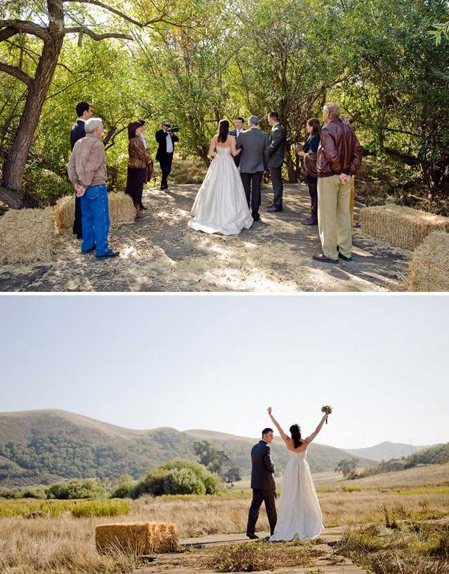 barn wedding in los olivos